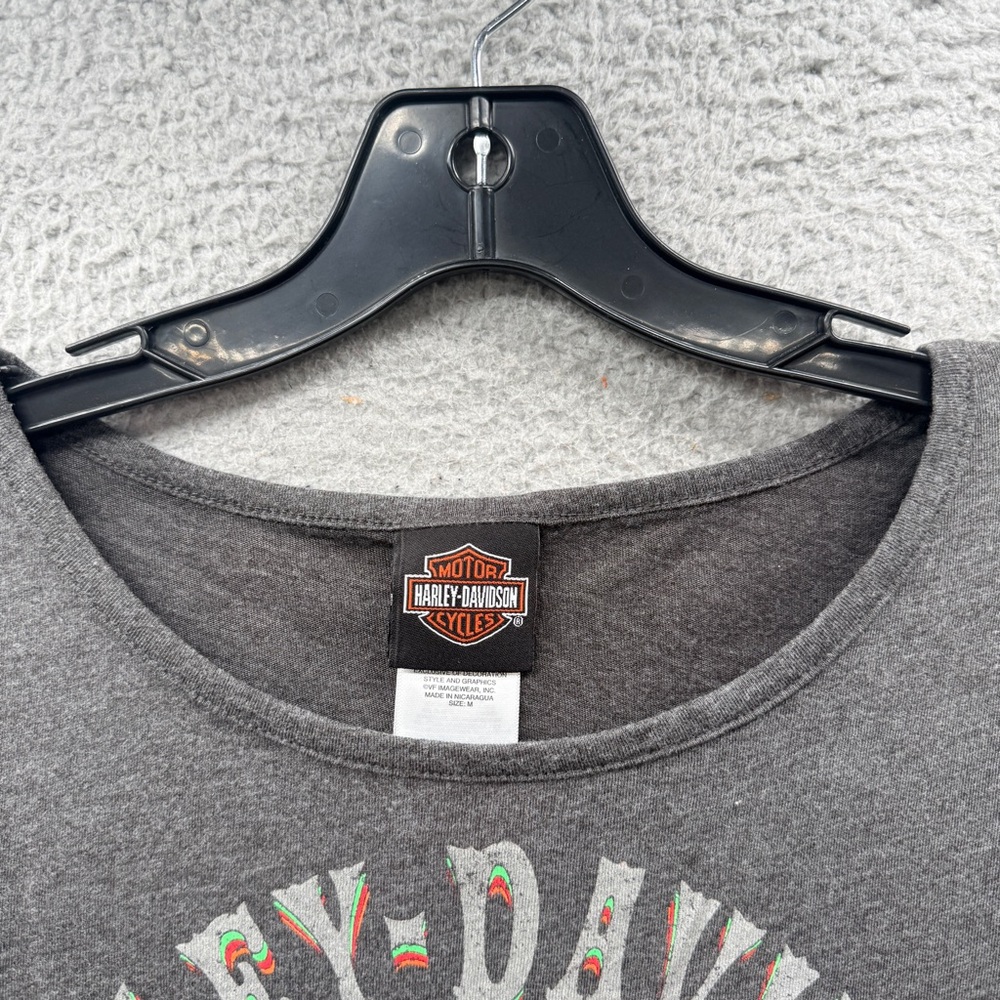 Harley Davidson Brian’s Langhorne PA Long Sleeve Logo Shirt Women’s Size M - Picture 10 of 11